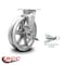 Service Caster 8 Inch V Groove Semi Steel Caster with Roller Bearing and Brake/Swivel Lock SCC SCC-30CS820-VGR-TLB-BSL - alternate 2